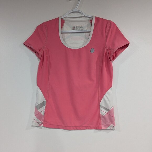 Running Room Tops - Running Room Pink Ribbon Breast Cancer Dri-Fit Top Pink White Size Small